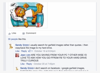 This Private Garfield Facebook Group Is The Last Irony-free - Garfield #6411126