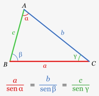 Relaciones Entre Lados Y Ángulos Opuestos - Teorema Del Seno #6411891