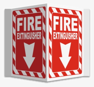 3-way Fire Extinguisher Sign #6412485