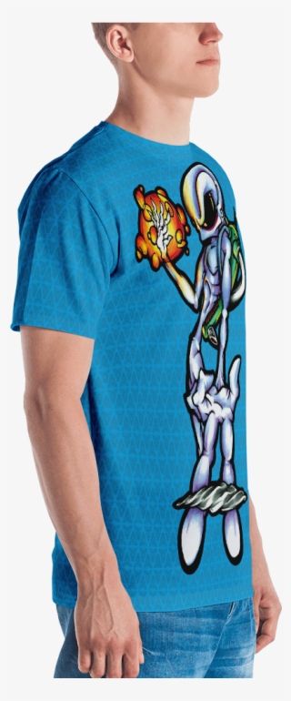 Alien Spliff, Premium Men's T-shirt - Marine Corps American Flag Shirt - Us Flag Shirt - #6414274