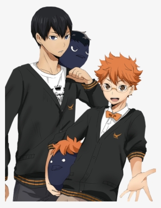 Наклейка Tobio Kageyama X Shouyou Hinata » Haikyuu - Haikyuu Hinata With Glasses #6415067