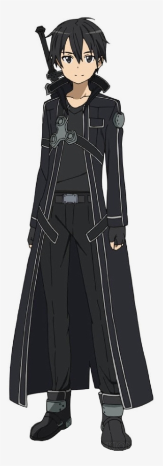 Sword Art Online Character Popularity Poll 2015 Official - Kirito Full Body Drawing #6415565