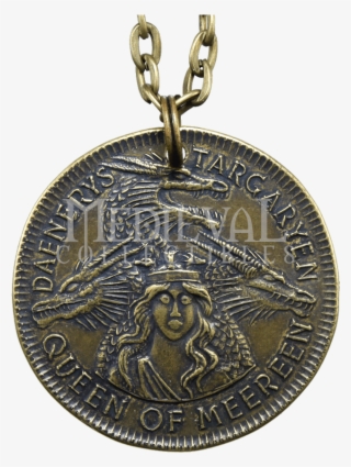 Daenerys Targaryen Meereen Coin Necklace - Pendants And Necklaces - Game Of Thrones Pendant #6416636