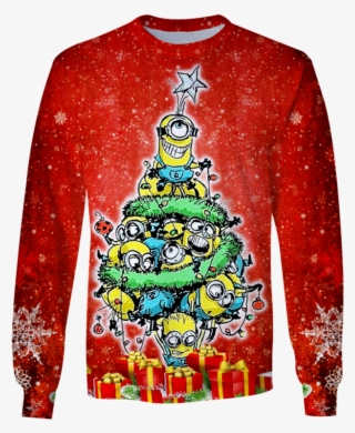 3d Minion Christmas Tshirt - Sweatshirt #6417116