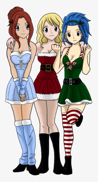 Fairy Tail Christmas- No Background By Nekoxity - Christmas Day #6418258