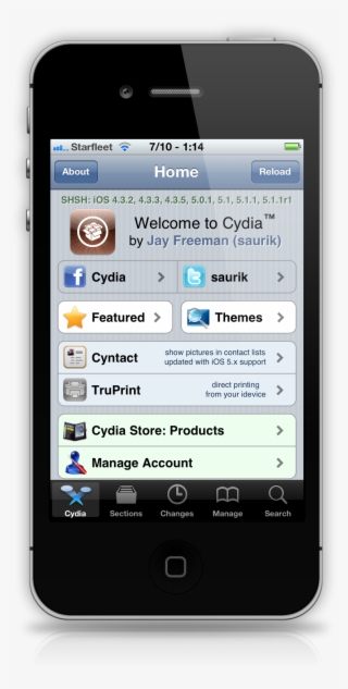 Cydia On The Iphone - Winterboard Ipod Touch #6418572