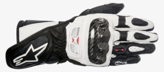 Womens Alpinestars Stella Sp 1 Black White Leather - Alpinestars Stella Sp 1 Gloves #6418668