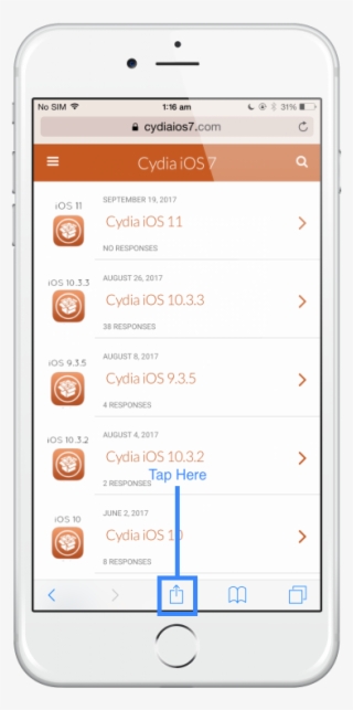 Webpage That Loads And Find The Up Arrow >> Tap On - Tutuapp Ios 11 #6418919