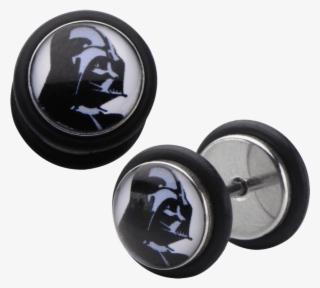 Star Wars Darth Vader Screw Back Earrings - "star Wars Darth Vader Screw Back Earrings" #6420998