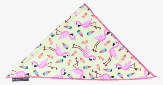 Neckerchief Bandana For Big And Small Dogs Flamingos - Dog #6421601