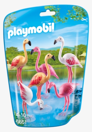 Flock Of Flamingos - Playmobil - Zoo Theme - Flock Of Flamingos #6421656