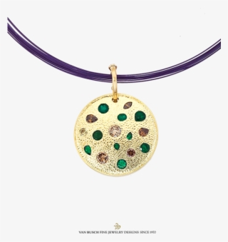 Multi-color Diamond And Emerald Gold Sphere - Ruby #6422115