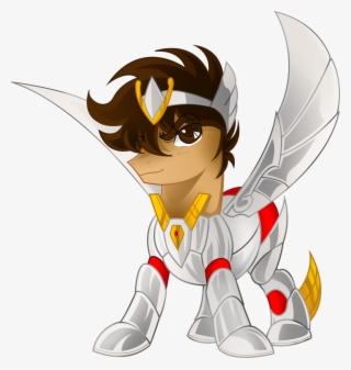 Kenuma, Crossover, Duty, Pegasus, Pegasus Seiya, Pony, - Mlp Saint Seiya Fluttershy #6425331