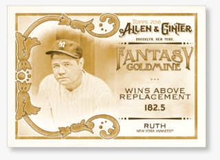 2018 Topps Allen & Ginter Babe Ruth Fantasy Goldmine - Allen & Ginter #6425626