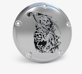 Tc Derby Cover - Custom Engraving Ltd. Grim Reaper Fuel Door #6426091