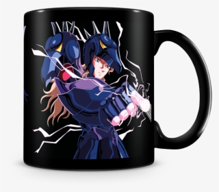 Mug Saint Seiya Asgard Siegfried Taza Negra - Mug #6426204