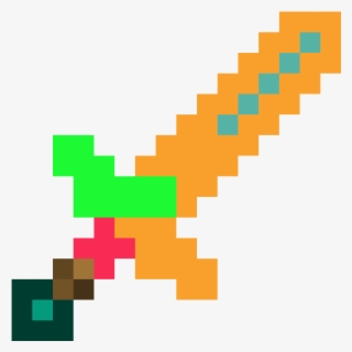 Minecraft Swords - Minecraft Diamond Sword #6427104