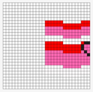 Nyan Valentine Part2 Perler Bead Pattern Nyan Cat, - Incredibles 2 Perler Beads #6428074