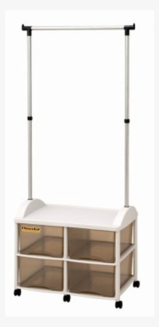 Shelf 4 Compaments With Hanging Frame - Drawer #6428887