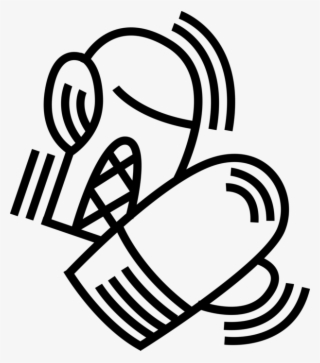 Vector Illustration Of Prize Fighting Boxing Glove #6429103