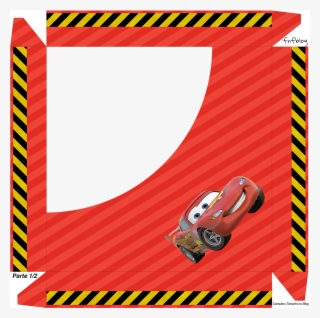 Caixa De Bombom Tampa Carros Disney #6430337