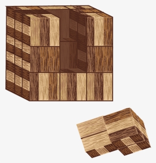 Wooden Cube Png #6431153