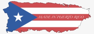 I Invite You To Share In A Project To Which I Have - Puerto Rico Map Flag #6431506