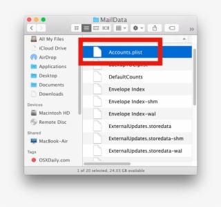 Edit Mail Accounts Plist File In Mac Os X - Macos #6432647