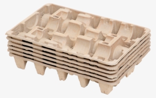 Molded Pulp Trays To Hold 3 Bottle In Each Tray - Tray #6433534