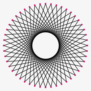 Regular Star Polygon 48-19 - Polygon With 42 Sides #6433921