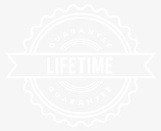 Lifetime Guarantee Icon White - Label #6434328