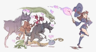 На Фоне Этого Приключенческого Режима, Боевая Секция - Yoh Yoshinari Little Witch Academia #6434575