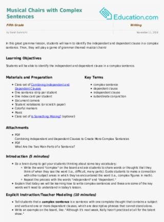 Related Learning Resources - Lesson Plan For Parts Of Speech #6436726