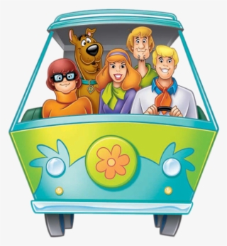 Scooby Doo Gang Png - Scooby Doo Gang In Mystery Machine #6437368