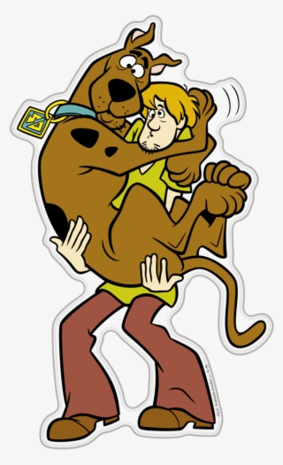 Scared Scooby-doo Shaggy Premium 3d Character Fan Emblem - Scooby Doo Shaggy Patch #6437526