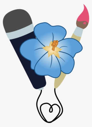 Binkyt11, Commission, Cutie Mark, Cutie Mark Only, - Mlp Paintbrush And Microphone Cutie Mark #6438571