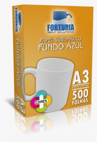 Papel Sublimático A3 - Papel Sublimatico Fundo Azul #6440226