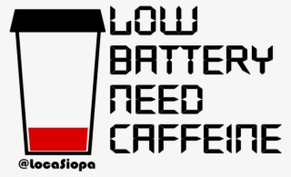 Low Battery Need Caffeine Women's Printed Tank - Thesis #6441062