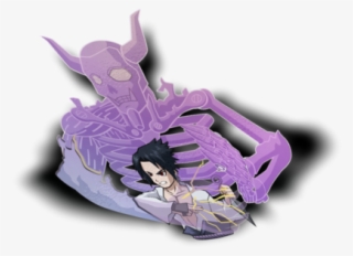 Sasuke Uchiha Susanoo Holographic "large" Sticker - Sasuke Uchiha #6441125