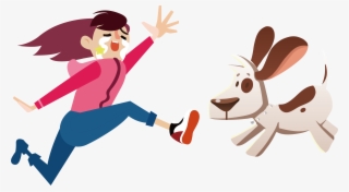 Animation Vector Human Running - Women Run Cartoon #6441353