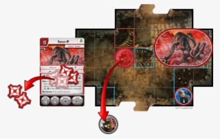 The Rancor Feeds On A Nearby Gamorrean Guard, Recovering - Star Wars Imperial Assault Jabba's Realm #6441883