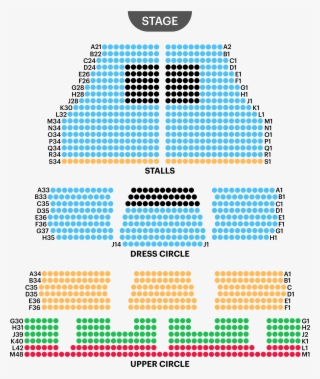 Cambridge Theatre Seating Map - Cambridge Theatre #6441944