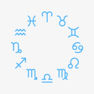 Horoscopo Generico Transparente - Zodiac Signs In Circle #6442322