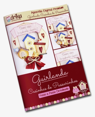 Guirlanda De Eva Casinhas De Passarinhos Mais Bônus - Little Owl #6442560