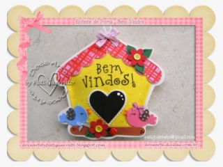 Enfeite De Porta Passarinhos - Eva #6443212