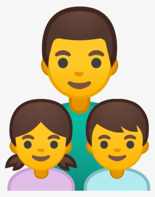 Family Man Girl Boy Icon Noto Emoji People Family Love - Emoji Famille #6443847