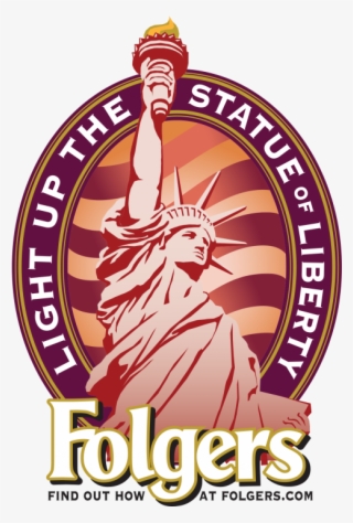Statue Of Liberty Promotion Logo - Folgers Coffee #6444412