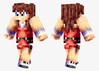 Kairi - Minecraft Kingdom Hearts 3 Kairi Skin #6444985
