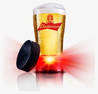 Hockey Goal Light Png For Kids - Budweiser Red Light Glass #6445617