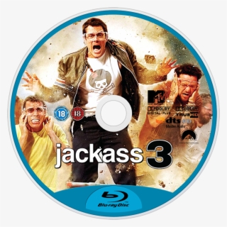 Jackass 3 Bluray Disc Image - Jack Ass 3 Bluray Label #6445734